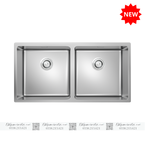 Chậu rửa bát Undermount Sink Cube 8744DU - Konox